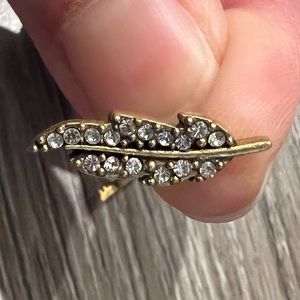 Anthropologie Leaf Earrings